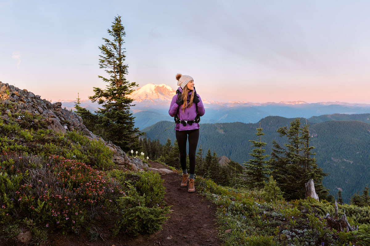 I dress up in short skirts to go hiking, men get mad about it but I don't  care, I like to do my makeup and feel pretty