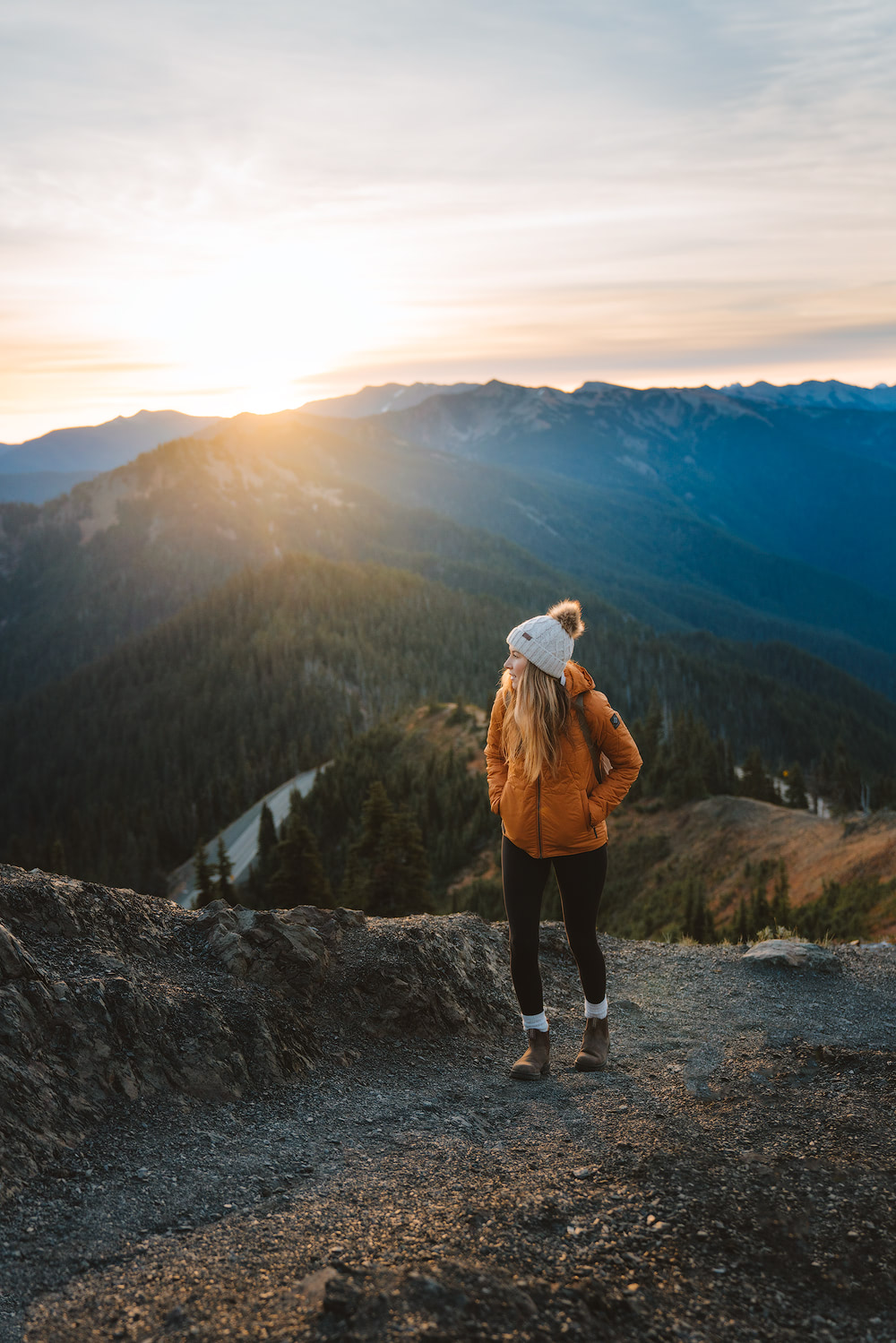 Olympic National Park Adventure Getaway 24 Hour Itinerary from Seattle Renee Roaming Hurricane Ridge Sunrise 3