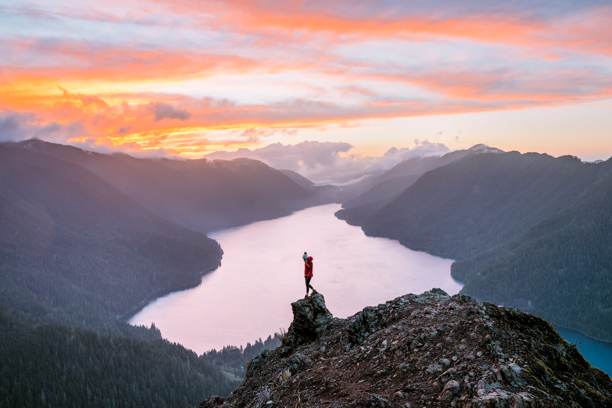 Mount Storm King Hike sunset