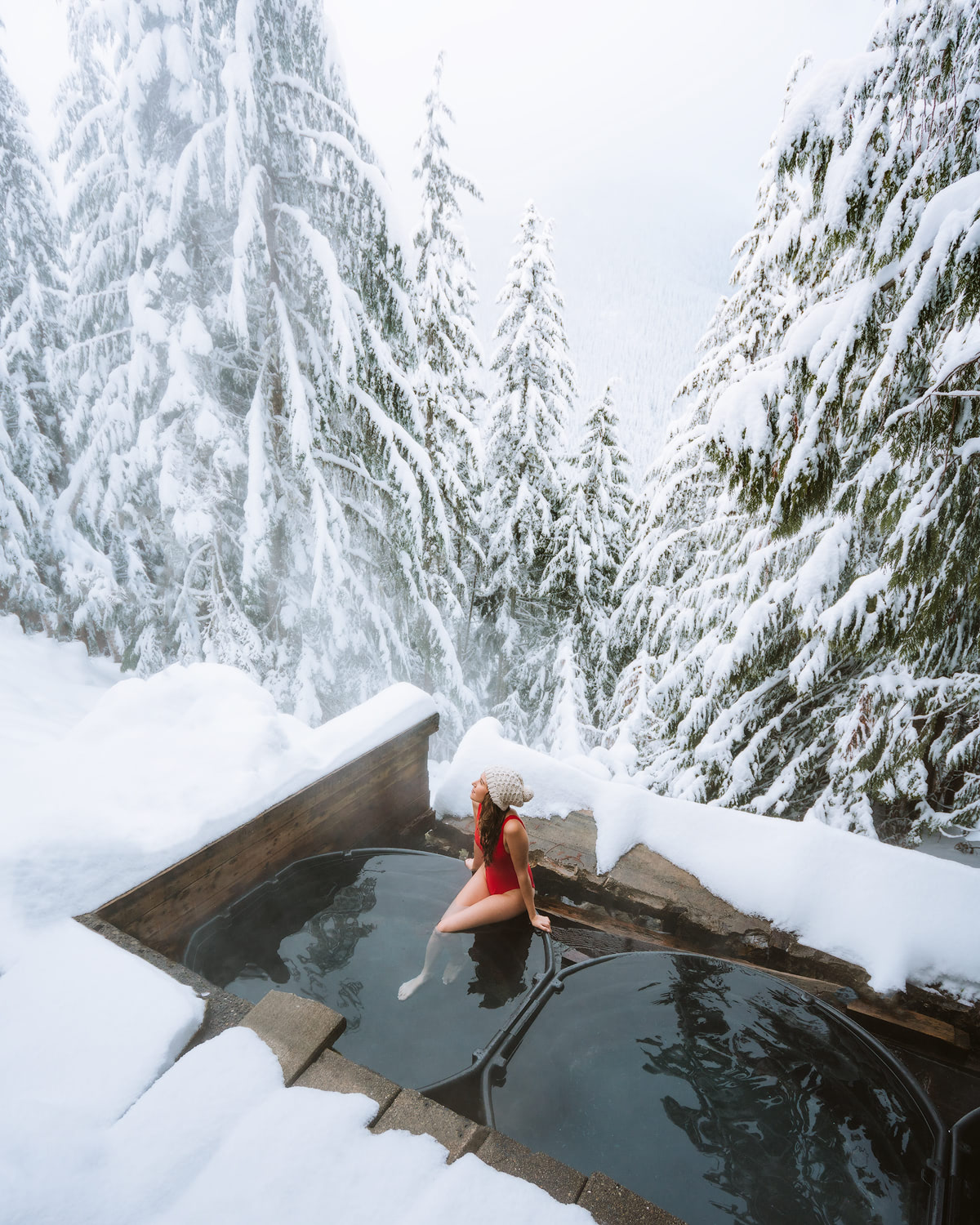 Hot Springs during winter