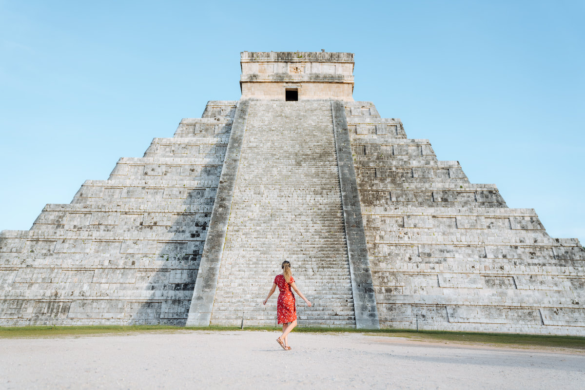 Chitchen Izta Mayan Ruins up close