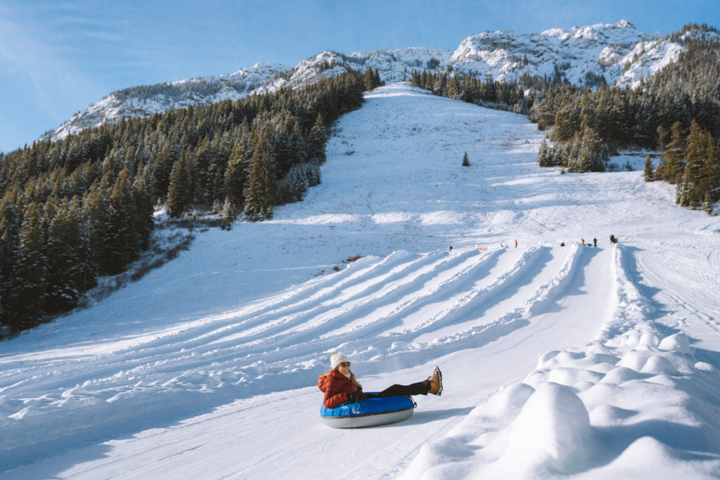 Planning a Trip to Banff in Winter - Mt Norquay Tubing - Renee Roaming