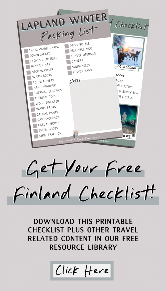 lapland finland destination checklist renee roaming