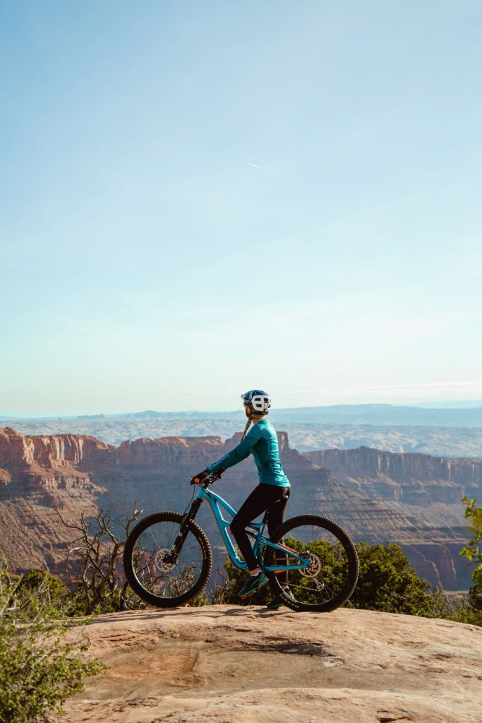 Experiencing Desert Climbing and Biking for the First Time Moab Rock Climbing with Backcountry Dead Horse Point Biking 2