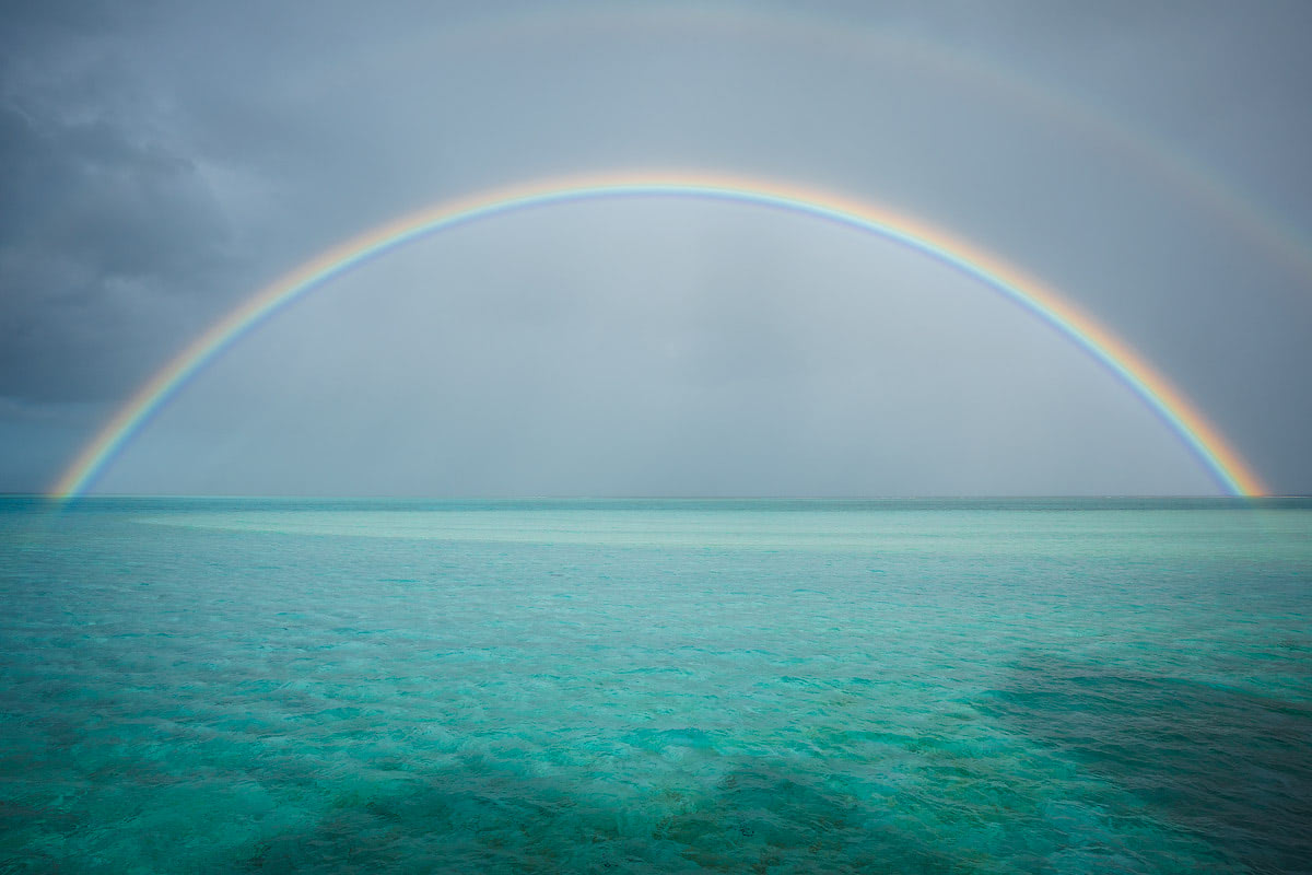 Rainbow in Tahiti 