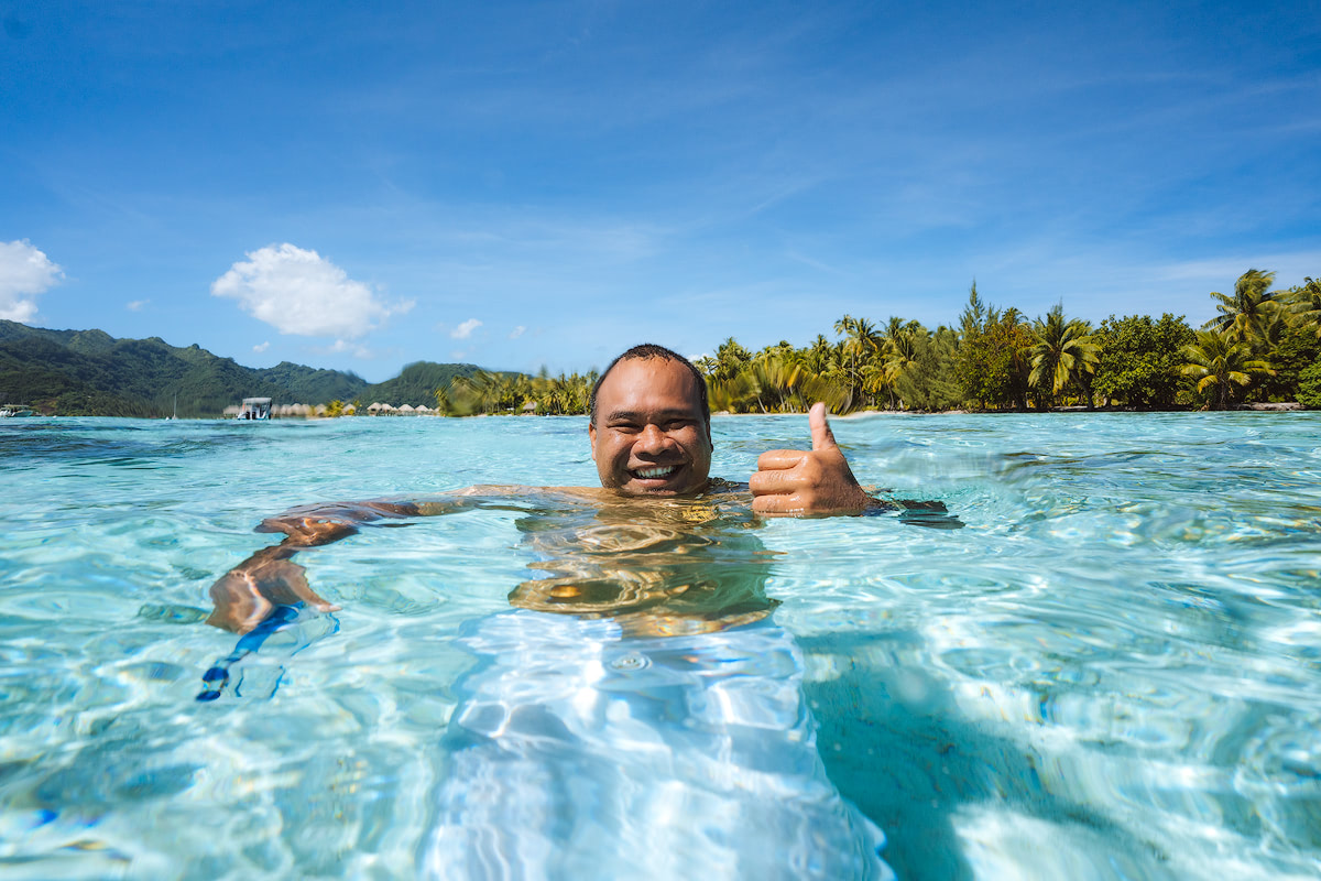 The Islands of Tahiti Le Tahaa Island Resort and Spa Renee Roaming Coral Garden Snorkeling 4