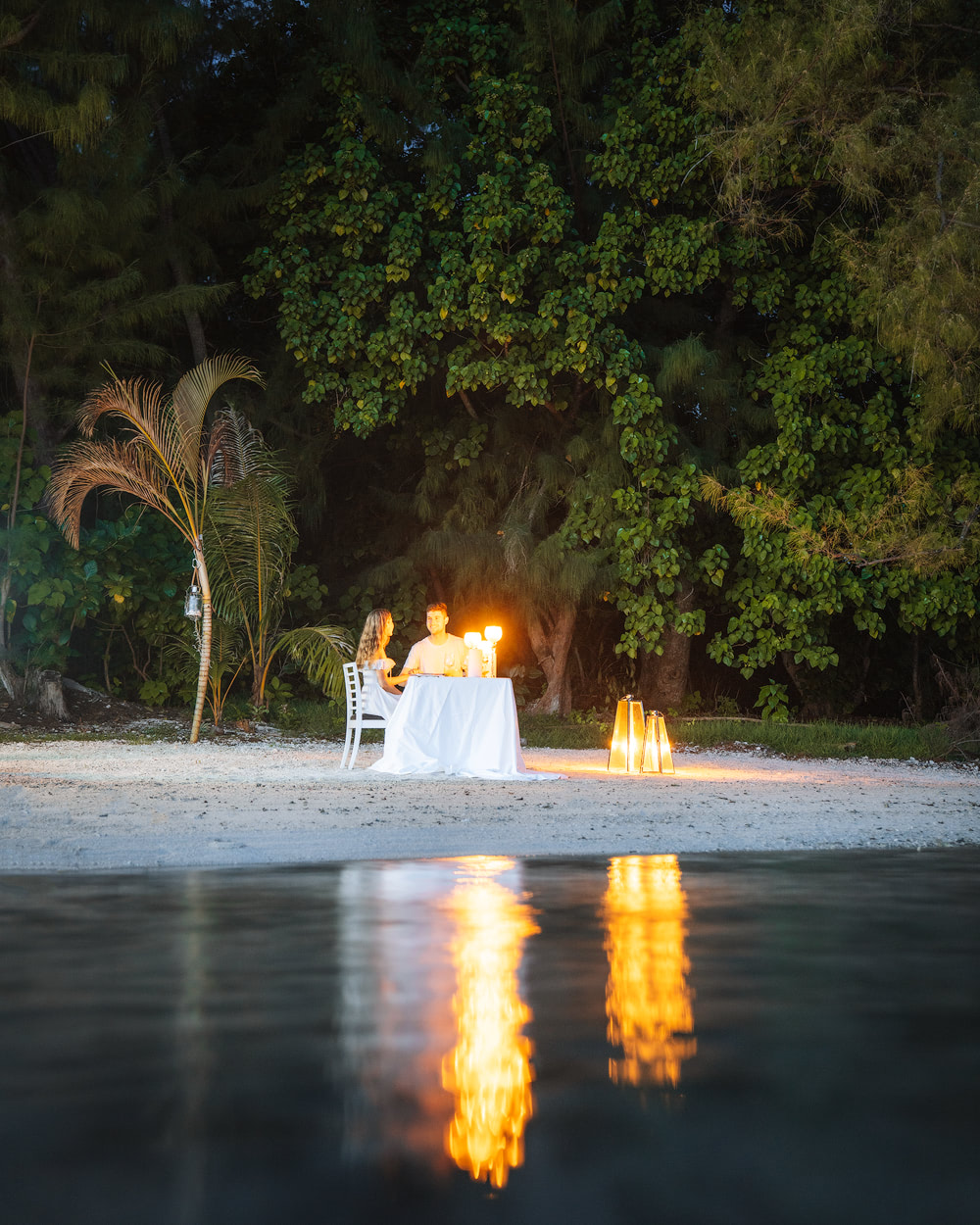 The Islands of Tahiti Moorea Romantic Motu Island Dinner 2