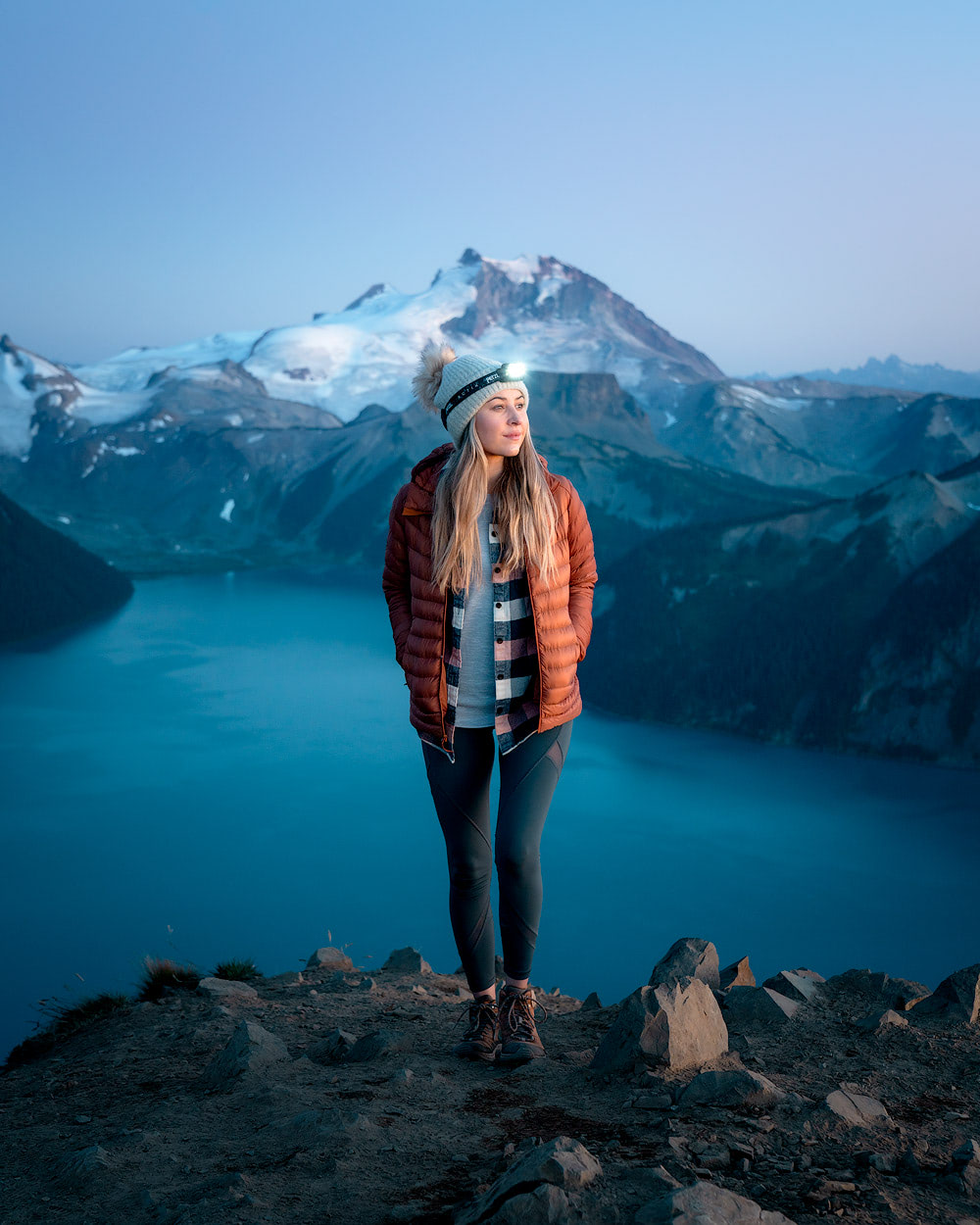 Garibaldi Provincial Park Panorama Ridge Overnight Backpacking Trip Blue Hour