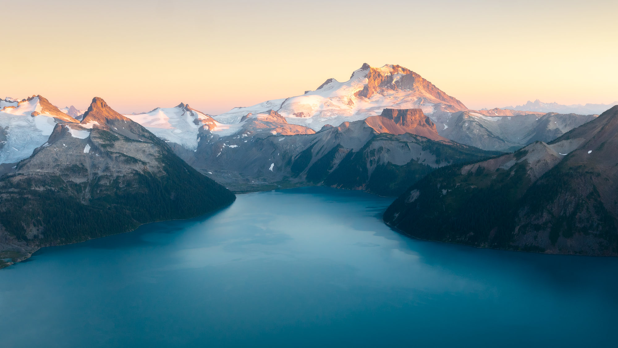 Garibaldi Provincial Park Panorama Ridge Overnight Backpacking Trip Sunset BANNER