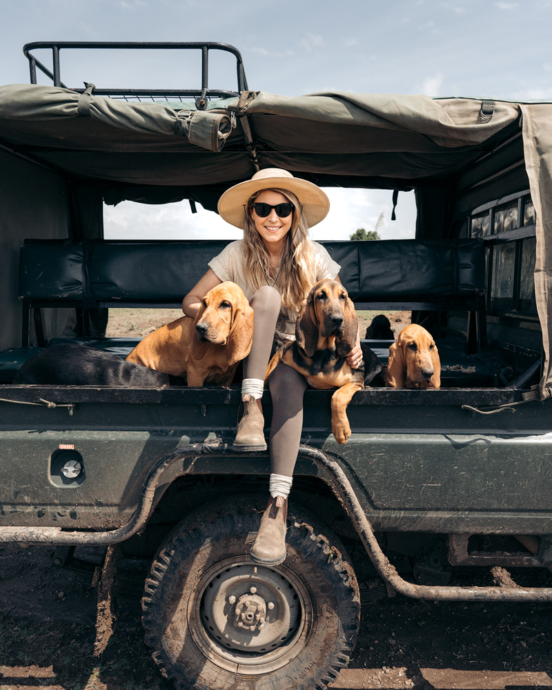 Ultimate Safari Adventure at Ol Pejeta Conservancy Kenya Blood Hound Cuddles