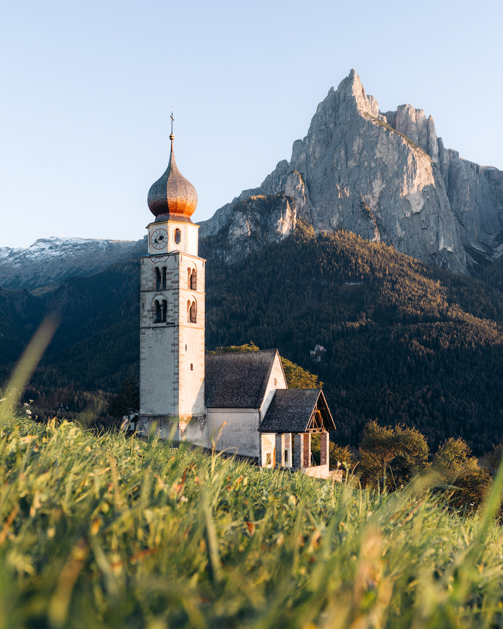 Plan the Ultimate Fall Road Trip to the Dolomites of Italy - St Valentin Church