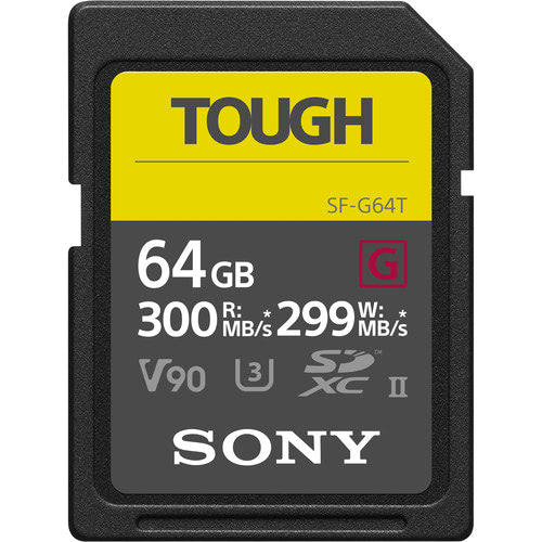 Sony SF-G Tough SD Cards Sony SF-G Tough SD Cards