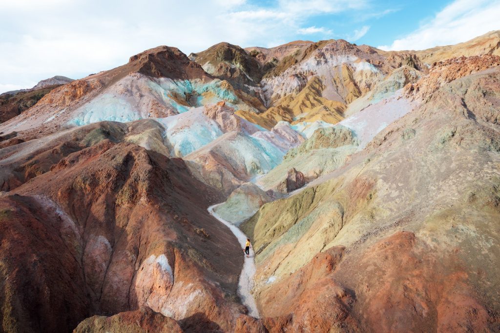 12 Best National Parks To Visit In The Fall - Death Valley National Park Artist Palette Hike
