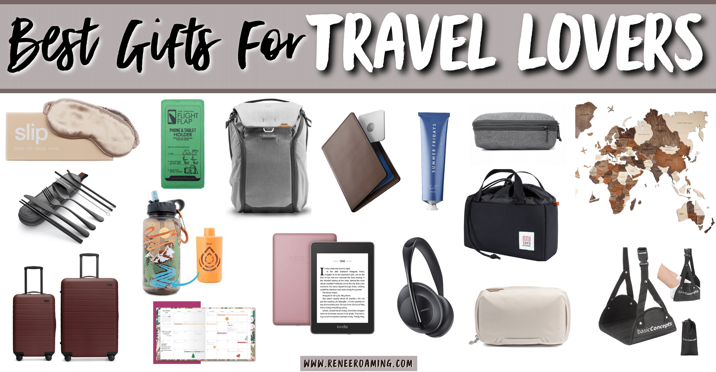 Best Gifts for Travel Lovers - Renee Roaming
