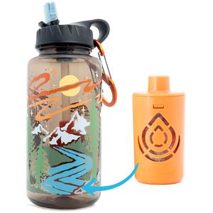 Filter water bottle