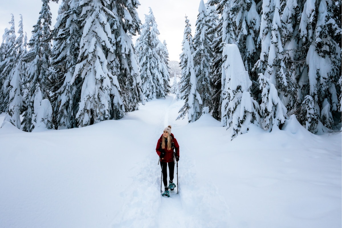 Snowshoeing Tips For Beginners -How To Snowshoe For The First Time - Renee Roaming