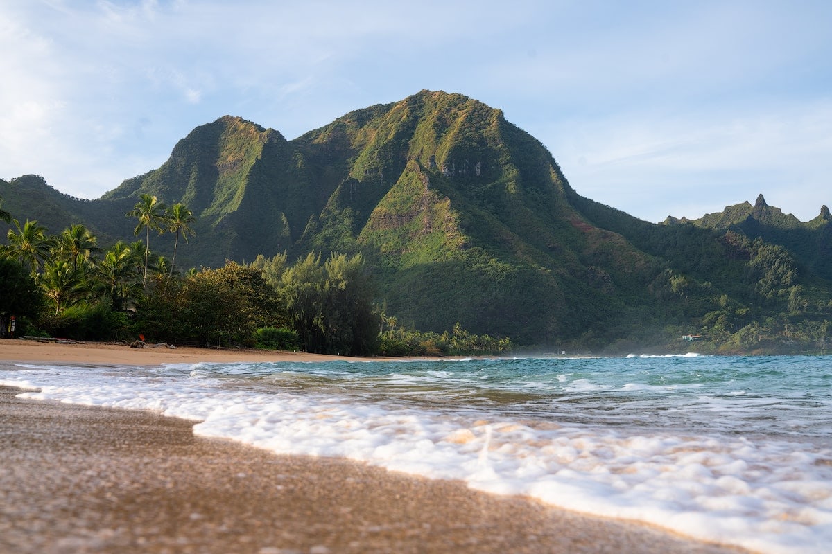 Kauai Hawaii Travel Guide - Best Kauai Beaches - Tunnels Beach Kauai