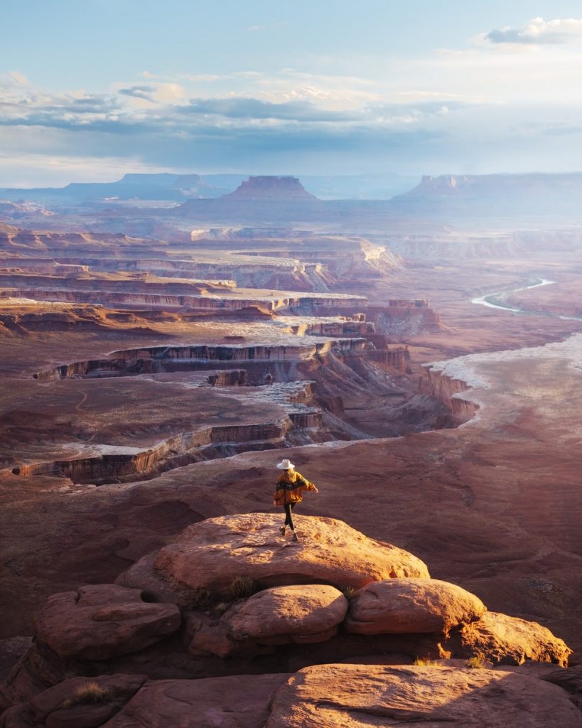 Ultimate Utah National Parks Road Trip Itinerary - Canyonlands National Park Green River Overlook Sunset