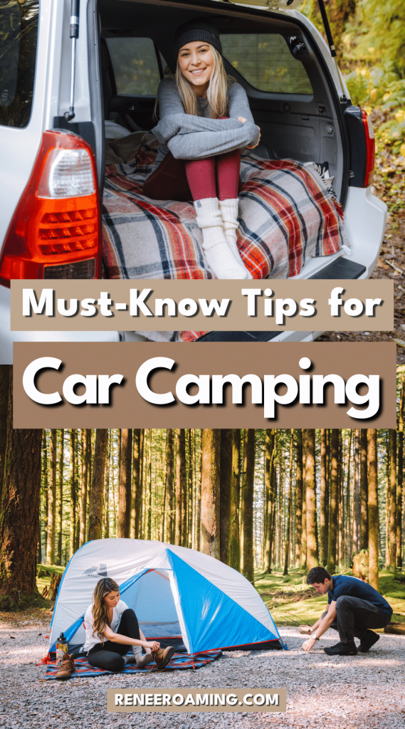 Tips for car camping In this car camping basics guide, I am going to go over everything that I have learned throughout the years on how to plan your first car camping trip. From tent camping vs sleeping in your car, to finding free campgrounds, all the essentials that you need, camping hygiene, Leave No Trace, and how to plan your trip... this beginner car camping guide has you covered!