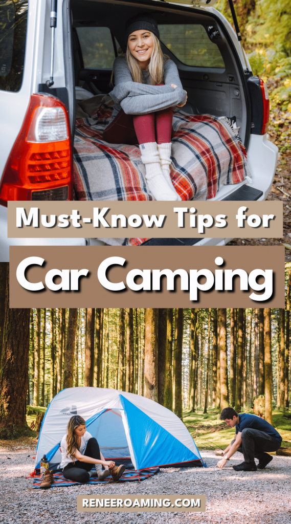 In this car camping basics guide, I am going to go over everything that I have learned throughout the years on how to plan your first car camping trip. From tent camping vs sleeping in your car, to finding free campgrounds, all the essentials that you need, camping hygiene, Leave No Trace, and how to plan your trip... this beginner car camping guide has you covered!