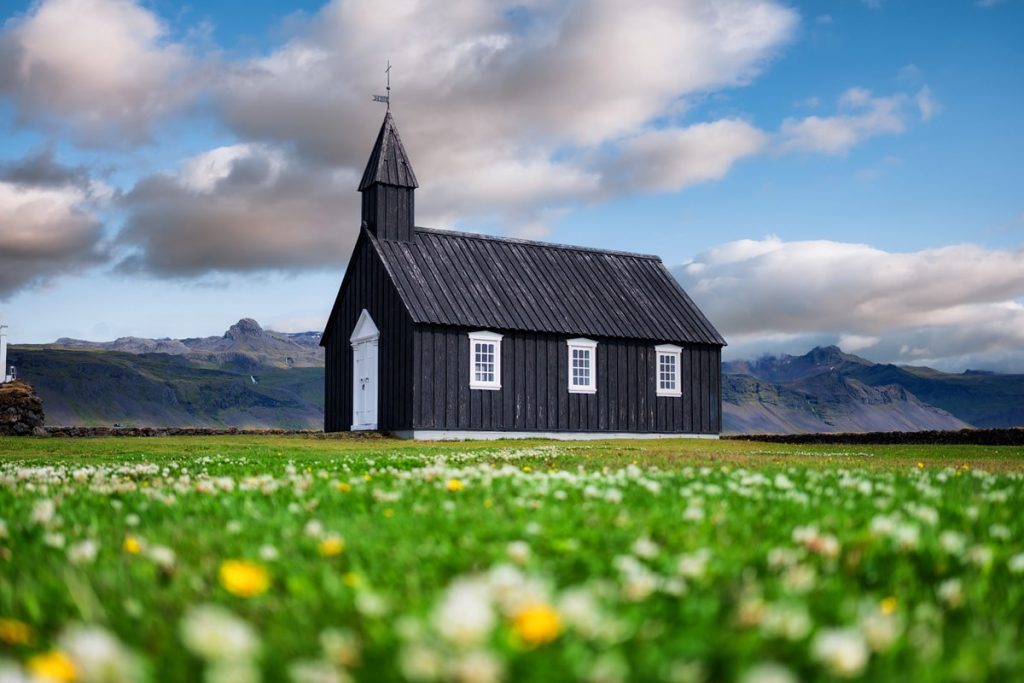 Budir Black Church Iceland