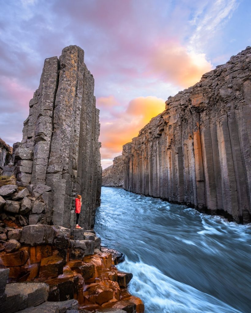 Studlagil Canyon Incredible Iceland Road Trip Itinerary and Planning Guide - Studlagil Canyon