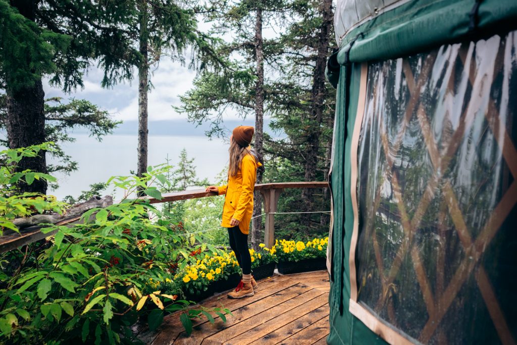 13 Incredible Things To Do In The Inside Passage Of Southeast Alaska - Stay In An Off Grid Yurt in Haines