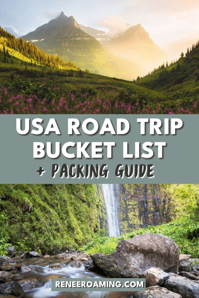 A road trip is the perfect way to explore all of the beauty the United States has to offer. From mountain ranges and breathtaking national parks to crystal-clear lakes and sandy beaches, there’s so much to see that no amount of road trips might ever be enough! Because I love road trips so much, today’s post is all about America’s favorite way to travel. I’m sharing my ultimate US road trip bucket list! 
