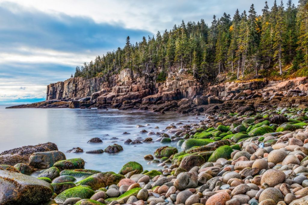 Acadia National Park Guide - Coastal Hike Boulder Beach Ocean Path