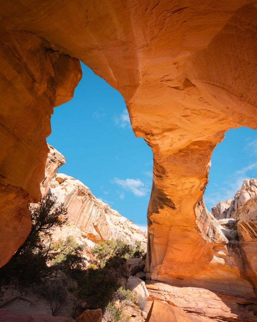 Hickman Bridge Trail in Capitol Reef National Park