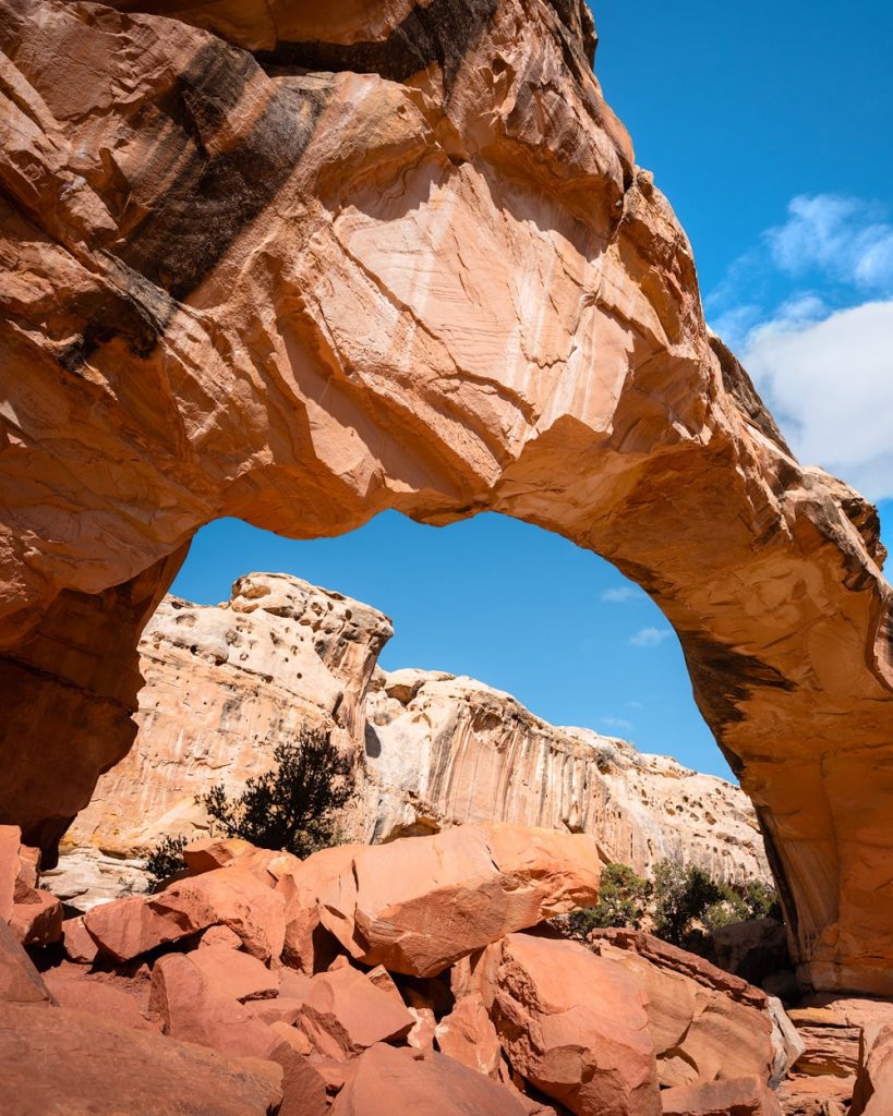 Hiking Trails in Capitol Reef National Park - Hickman Bridge Trail