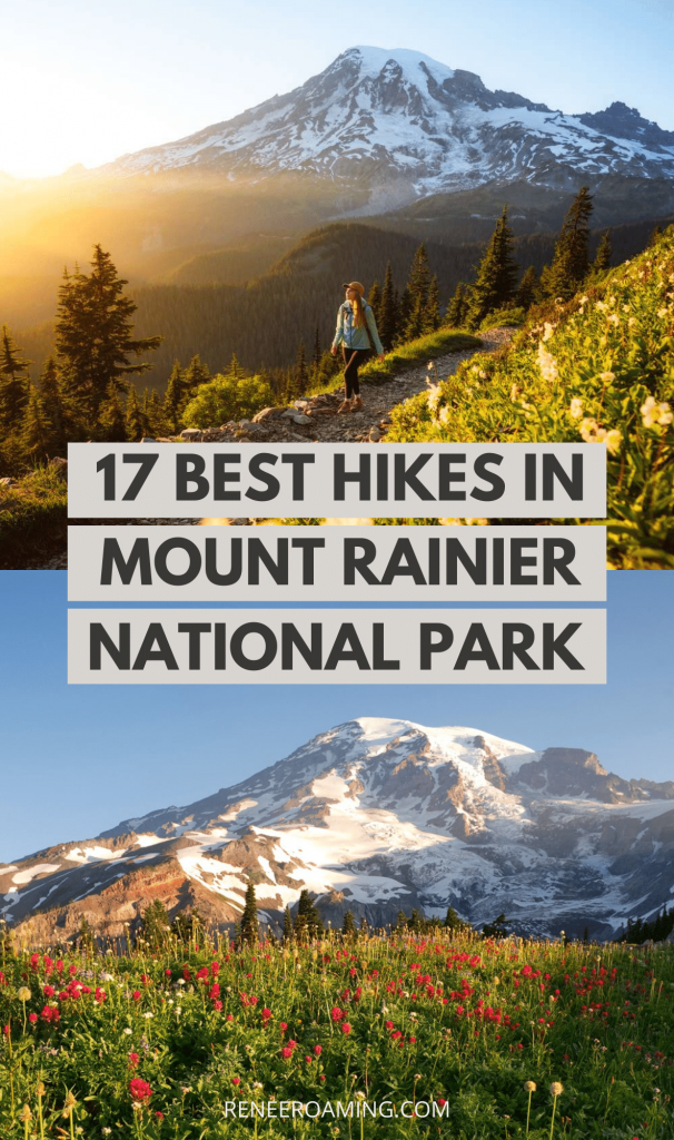 Planning to hike in the Pacific Northwest? You need to add these best hikes in Mount Rainier National Park to your bucket list! With alpine lakes, wildflowers, glaciers, and even more, Mount Rainier is a must visit for your next hiking trip.