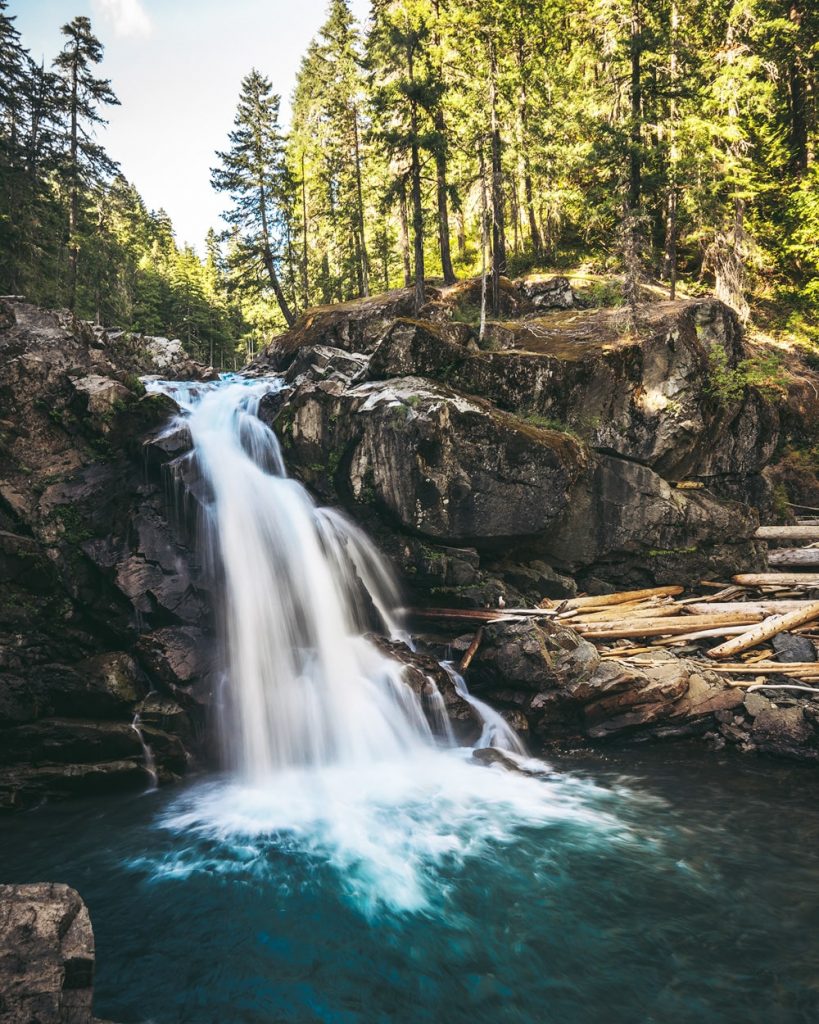 Best Mount Rainier National Park Waterfall hikes - Silver Falls Loop