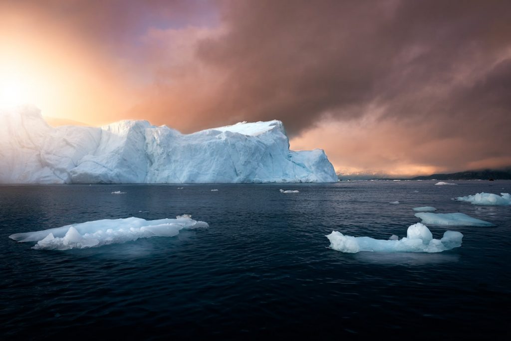 Arctic Expedition on the Seabourn Venture - Greenland and Arctic Canada - Renee Roaming - Iceberg at Sunset