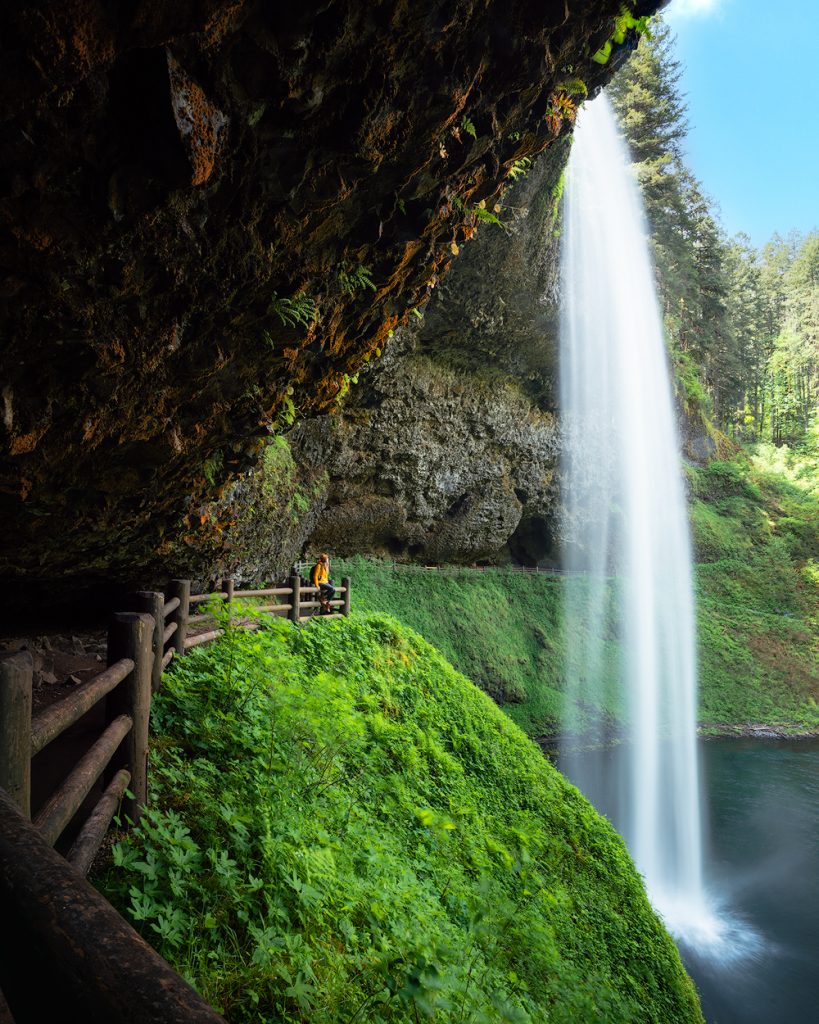 Hiking the Trail of Ten Falls - South Falls highest waterfall