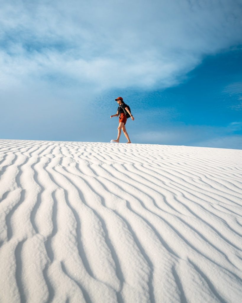 White Sands National Park Itinerary - hiking trails 