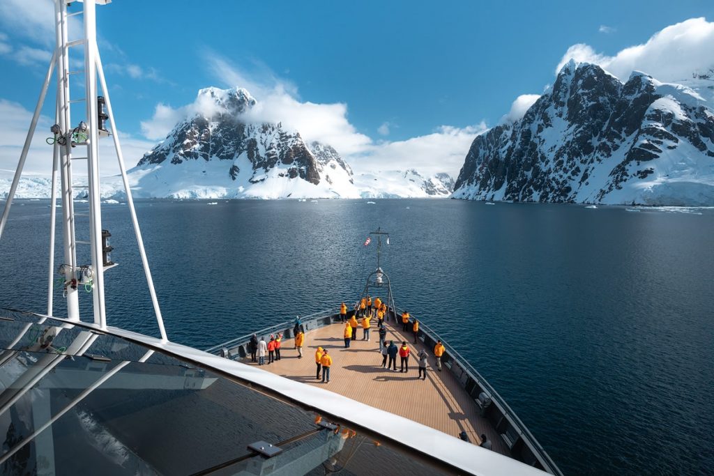 Luxury Expedition Cruise to Antarctica, South Georgia and The Falkland Islands With Seabourn - Lamaire Channel sailing