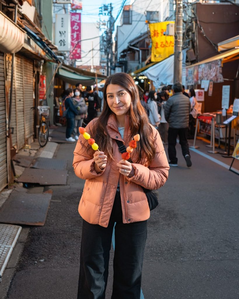 Epic 5 Day Tokyo Itinerary With Day Trip to Mount Fuji - Tsujiki Outer Market strawberries