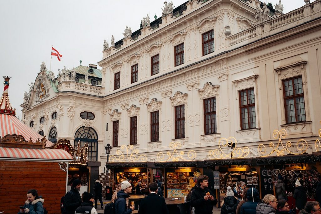 A First-Timer's Guide to Visiting Vienna Christmas Markets - Vienna Belvedere Palace Christmas Market