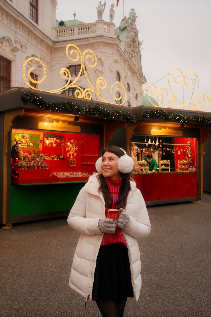 A First-Timer's Guide to Visiting Vienna Christmas Markets - Vienna Belvedere Palace Christmas Market Mug