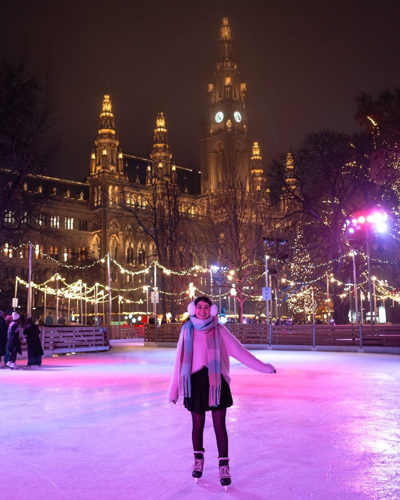 A First-Timer's Guide to Visiting Vienna Christmas Markets - Vienna Christmas Market - Rathausplatz Christkindlmarkt ice skating