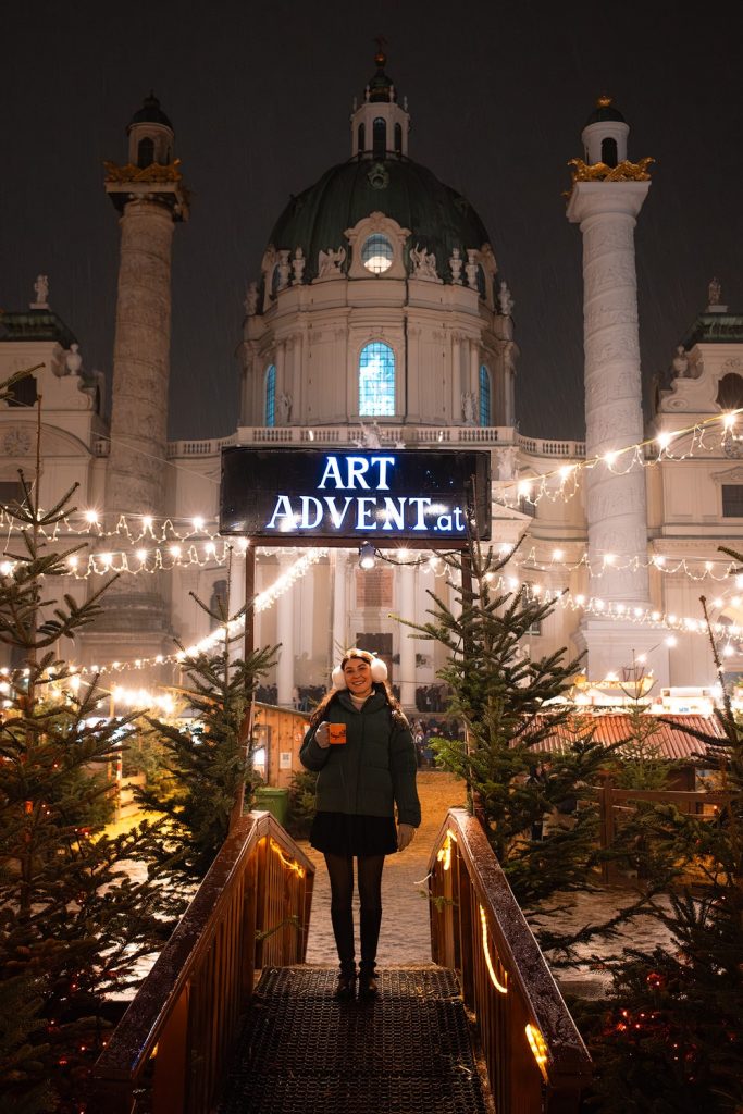 A First-Timer's Guide to Visiting Vienna Christmas Markets - Vienna Karlzplatz Art Advent Christmas Market