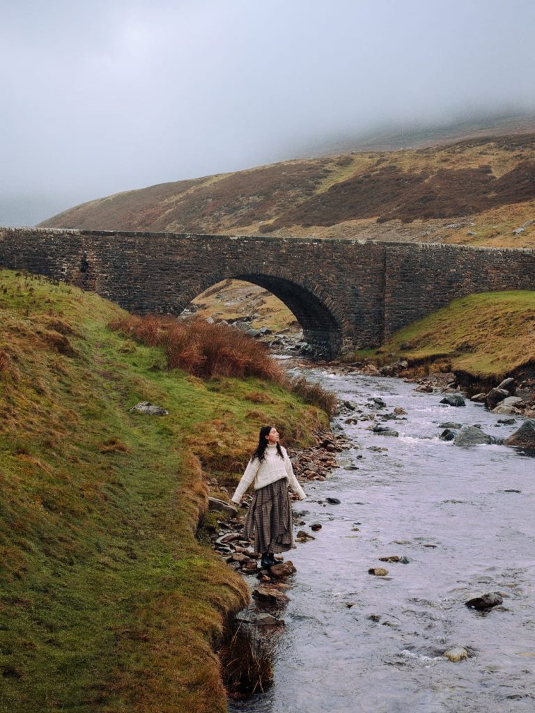 How to Plan a Wuthering Heights Inspired Trip to Yorkshire, England - Old Gang Smelting Mill and Surrender Bridge Yorkshire Dales National Park